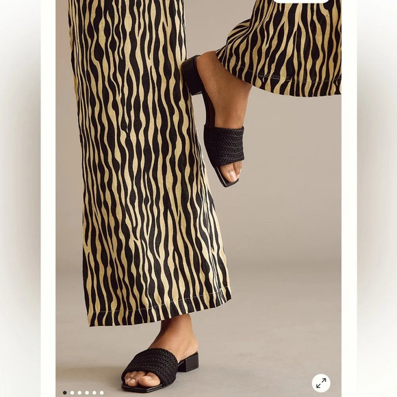 Anthropologie Black Woven Sandals - Picture 12 of 12